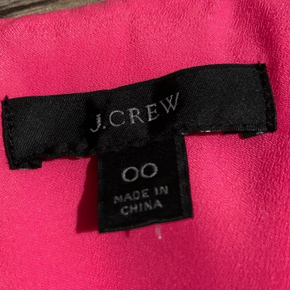 J. Crew pink v-neck floral ruffle dress - Picture 6 of 11